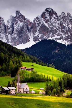 Dolomiterna, norra Italien